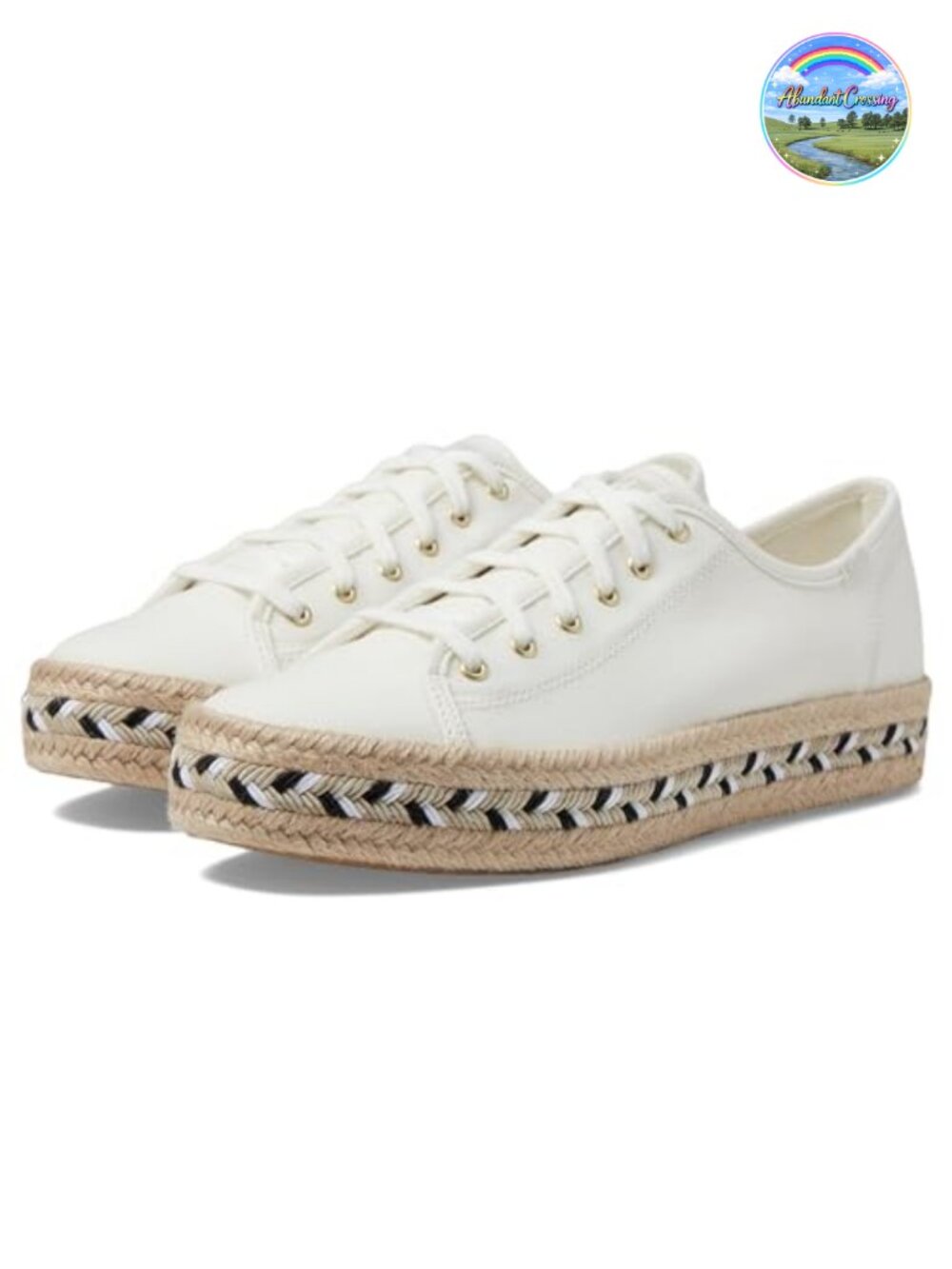 Canvas Lace-Up Fashion Sneaker with Softerra Footbed